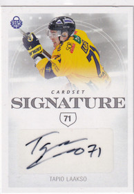 2019-20 Cardset Signature Tapio Laakso /125
