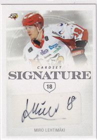 2019-20 Cardset Signature Miro Lehtimäki /125