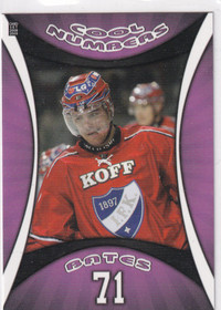 2008-09 Cardset Cool Numbers Shawn Bates /71