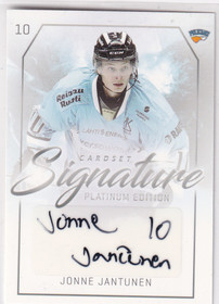 2018-19 Cardset Signature Jonne Jantunen /125