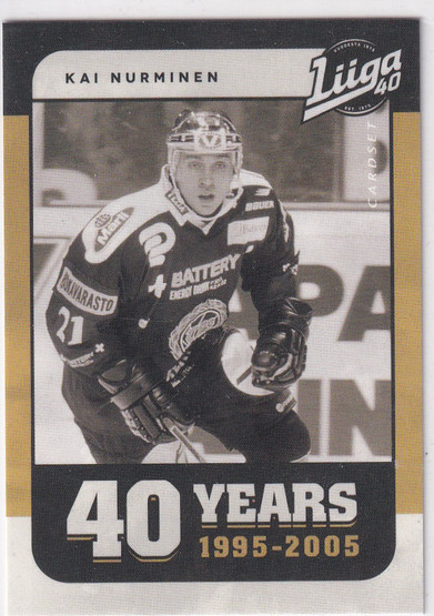 2014-15 Cardset 40 years Kai Nurminen 