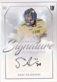 2018-19 Cardset Signature Sami Rajaniemi /125