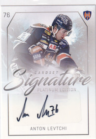 2018-19 Cardset Signature Anton Levtchi /125