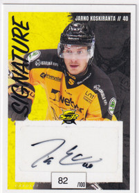 2022-23 Cardset Signature Jarno Koskiranta /100