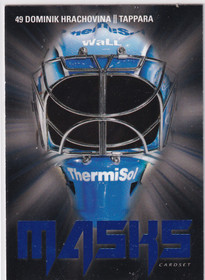 2017-18 Cardset Masks Dominik Hrachovina /999