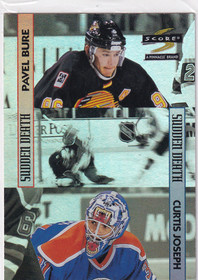 1996-97 Score Sudden Death #6 Curtis Joseph / Pavel Bure