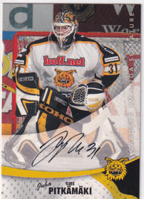 2004-05 Cardset Signature Juha Pitkämäki 