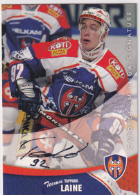 2004-05 Cardset Signature Teemu Laine 