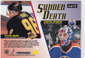  1996-97 Score Sudden Death #6 Curtis Joseph / Pavel Bure