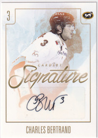 2017-18 Cardset Signature Charles Bertrand /125