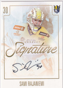 2017-18 Cardset Signature Sami Rajaniemi /125