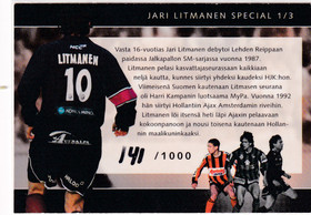 2004 Veikkausliiga Special 1/3 Jari Litmanen ERROR /1000
