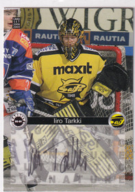 2008-09 Cardset Siganture Iiro Tarkki /125