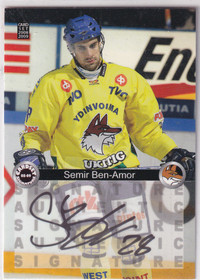 2008-09 Cardset Siganture Semir Ben-Amor /125
