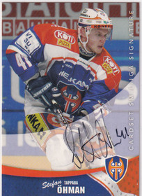 2004-05 Cardset Signature Stefan Öhman 