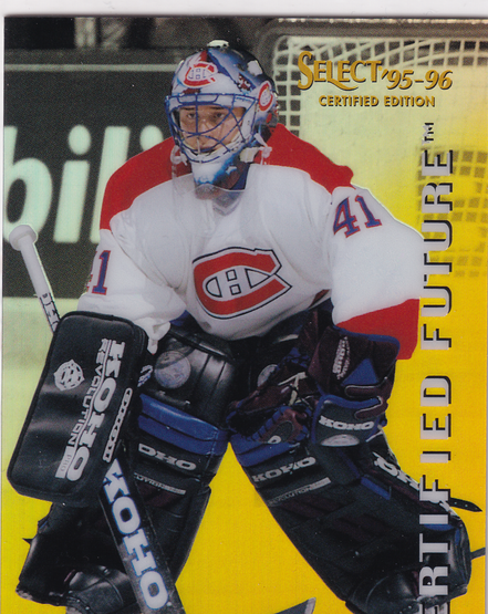1995-96 Select Certified Future #4 Jocelyn Thibault