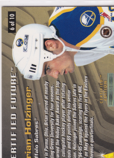 1995-96 Select Certified Future #6 Brian Holzinger