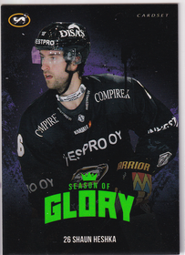 2017-18 Cardset Season Of Glory #SOG8 Shaun Heshka