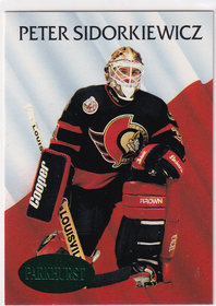 1992-93 Parkhurst Emerald Ice #450 Peter Sidorkiewicz