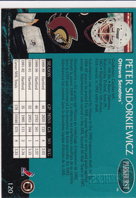 1992-93 Parkhurst Emerald Ice #120 Peter Sidorkiewicz