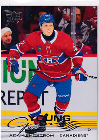 2025-26 extended series  Young Guns Adam Engstrom  #721 
