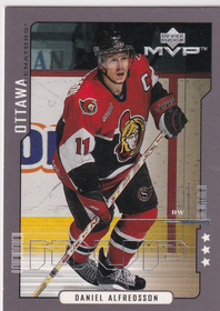 2000-01 Upper Deck MVP Third Stars #122 Daniel Alfredsson