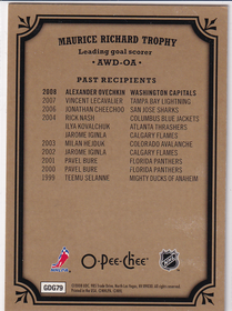 2008-09 O-Pee-Chee Trophy Cards #AWDOA Maurice Richard