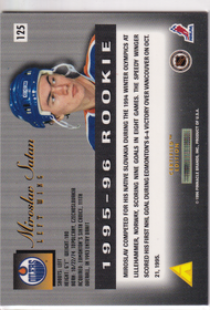 1995-96 Select Certified #125 Miroslav Satan RC