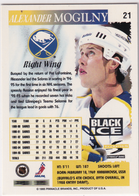 1995-96 Score Black Ice #21 Alexander Mogilny