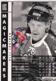 2005-06 Cardset Magic Makers #3 Olli Jokinen