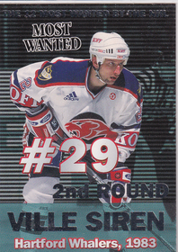 1999-00 Cardset Most Wanted #12 Ville Siren