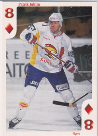 1999-00 Cardset Finland - Aces High #8♦ Patrik Juhlin
