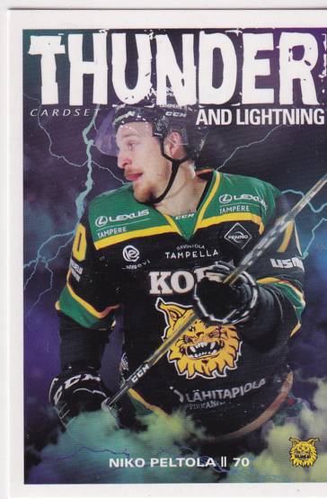 2019-20 Cardset Thunder and Lightning #3 Niko Peltola