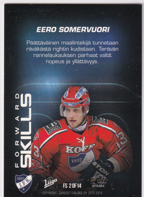 2013-14 Cardset Forward Skills #FS2 Eero Somervuori