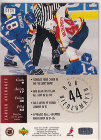 1995-96 Upper Deck Special Edition Gold #SE35 Rob Niedermayer
