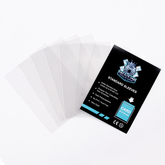 Euro Elite Pehmeät standardikokoiset korttisuojat – 100 kpl pakkaus