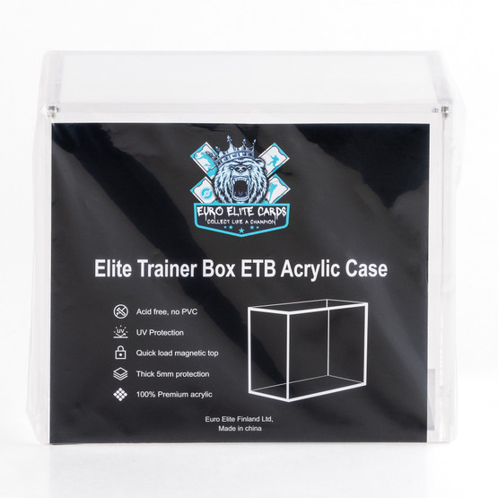 Euro Elite Akryylikotelo – Pokémon Elite Trainer Boxille