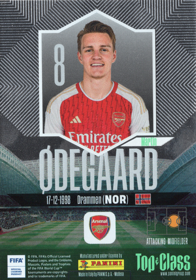 2024 Panini Top Class - Holo Giants #NNO Martin Odegaard