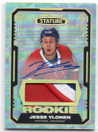  2021-22 Upper Deck Stature Design Photo Variant Material Autographs #102 Jesse Ylonen/8