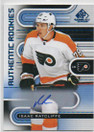  2022-23 SP Game Used Autographs Blue #154 Isaac Ratcliffe F