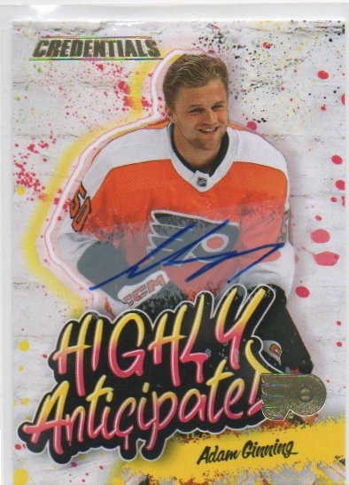 2023-24 Upper Deck Credentials Highly Anticipated Autographs #HA20 Adam Ginning