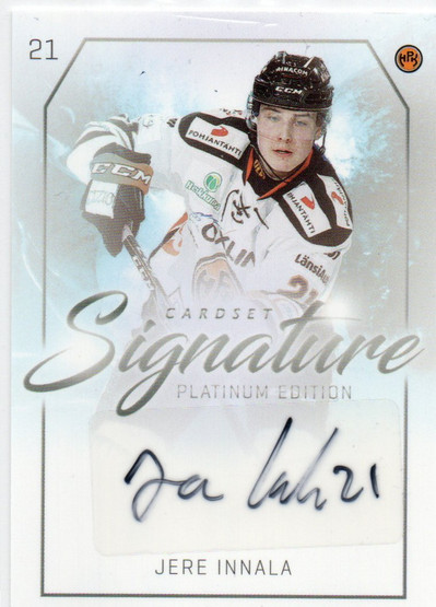 2018-19 Cardset Jere Innala Platinum Edition Signature /125