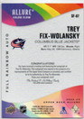  2022-23 Upper Deck Allure Color Flow Autographs Full Rainbow #SF87 Trey Fix-Wolansky F