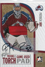  2005 ITG Passing the Torch Mem Autographs #PTT13A Patrick Roy Pad 