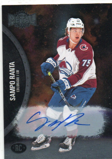  2021-22 Metal Universe Silver #179 Sampo Ranta AU/399