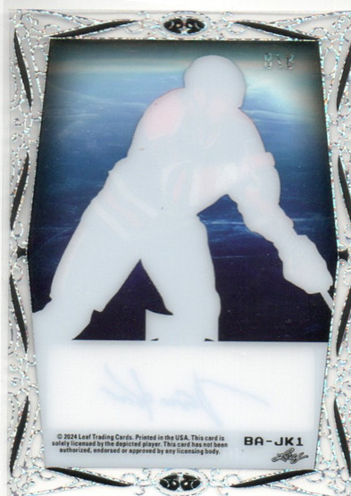  2024 Leaf Metal Hockey Lege Crystal Light Blue #BAJK1 Jari Kurri /8