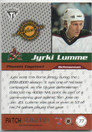  2000-01 Titanium Draft Day Edition Patches #77 Jyrki Lumme/108