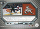  2000-01 Titanium Game Gear Patches #127 Jyrki Lumme/300