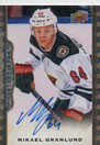  2014-15 UD Masterpieces Autographs #86 Mikael Granlund F