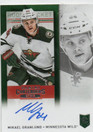 2013-14 Panini Contenders #264A Mikael Granlund AU SP1 RC